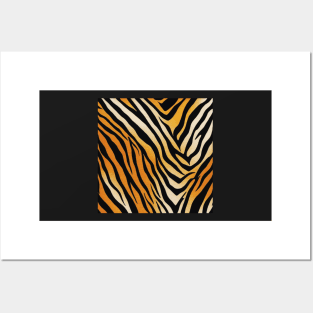 Tiger Stripes Print Posters and Art